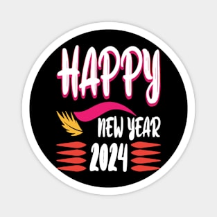 Happy New Year 2024 Magnet